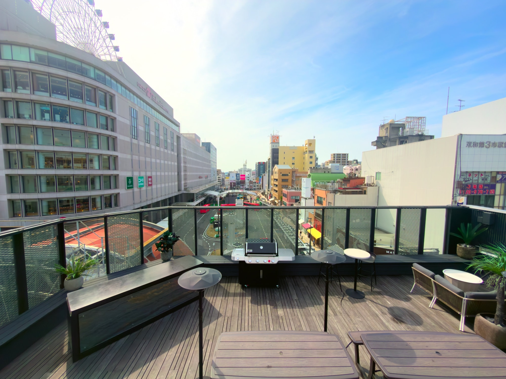 松山市駅前の屋上で楽しむ貸切ビアガーデン 5